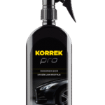 Korrek Pro Degreaser musta spray-pullo, rasvanpoistaja ja kuivausaine ammattilaisille.