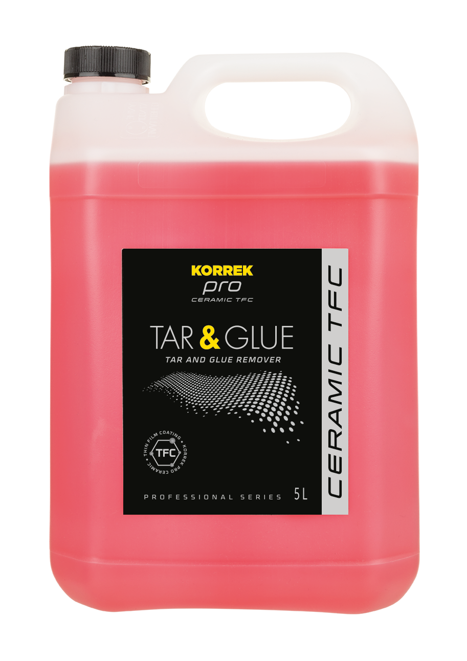 Korrek.fi TAR & GLUE Remover 5L vaaleanpunainen pikiä ja liimaa poistava liuos